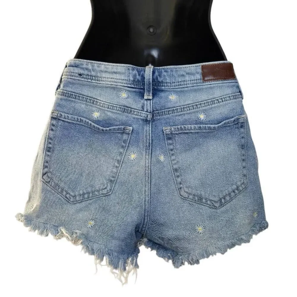 Hollister Denim Shorts Size 3 High Rise Mom 3